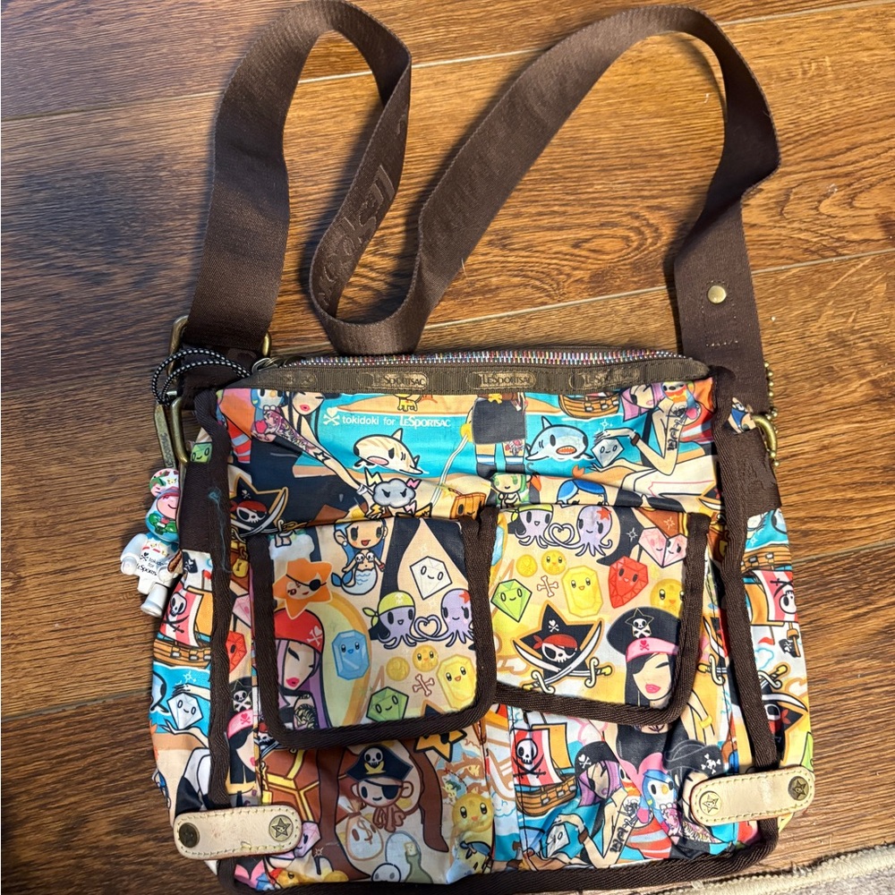 Tokidoki x LeSportSac Pirate Theme Crossbody Bag